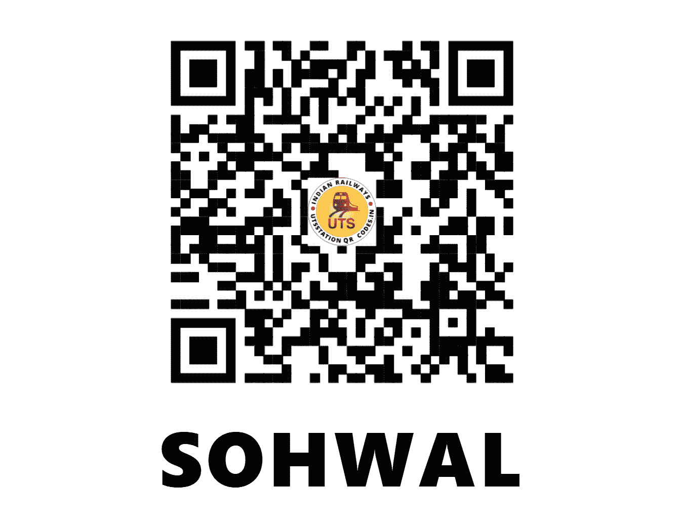 UTS QR Code for SOHWAL - SLW - NR (UTTAR PRADESH)